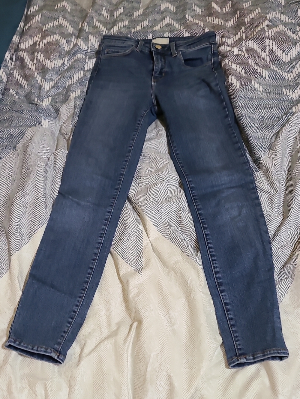 L'AGENCE Dark Blue Skinny Jeans Size 24